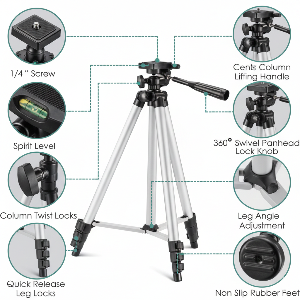 3110 Portable Camera Tripod Stand