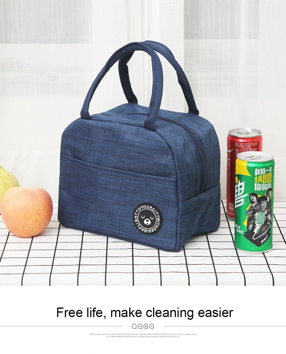 Portable Thermal Insulated Lunch Bag Stylish