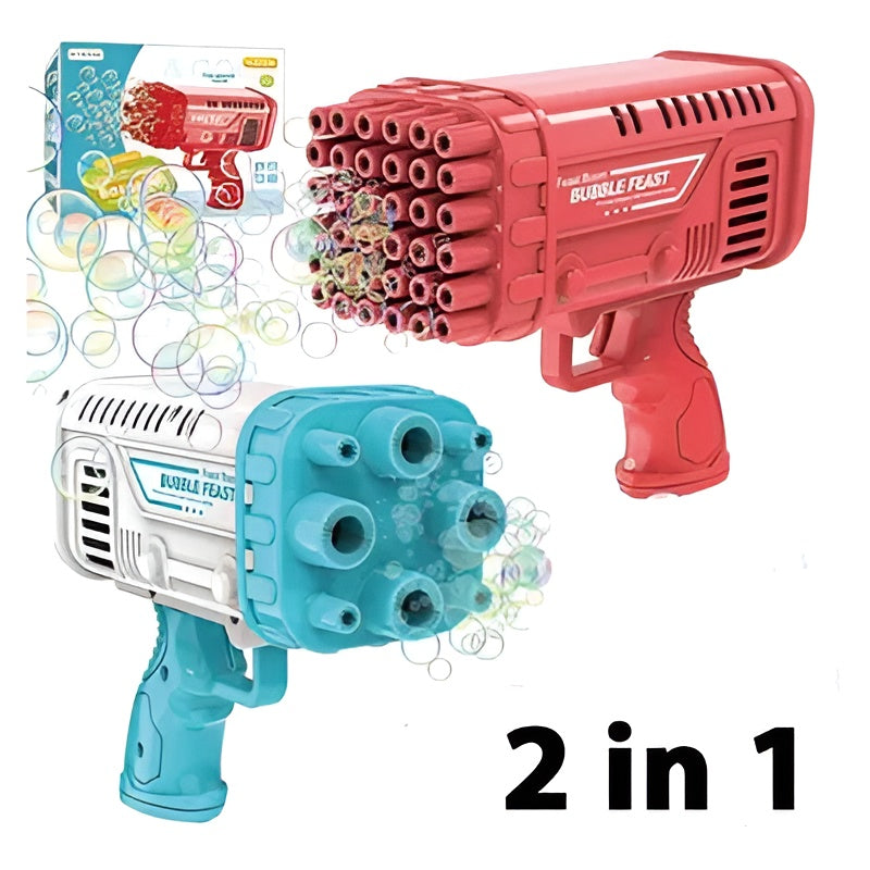 Bazooka Bubble Water Gun (36 Hole / 8 Hole)