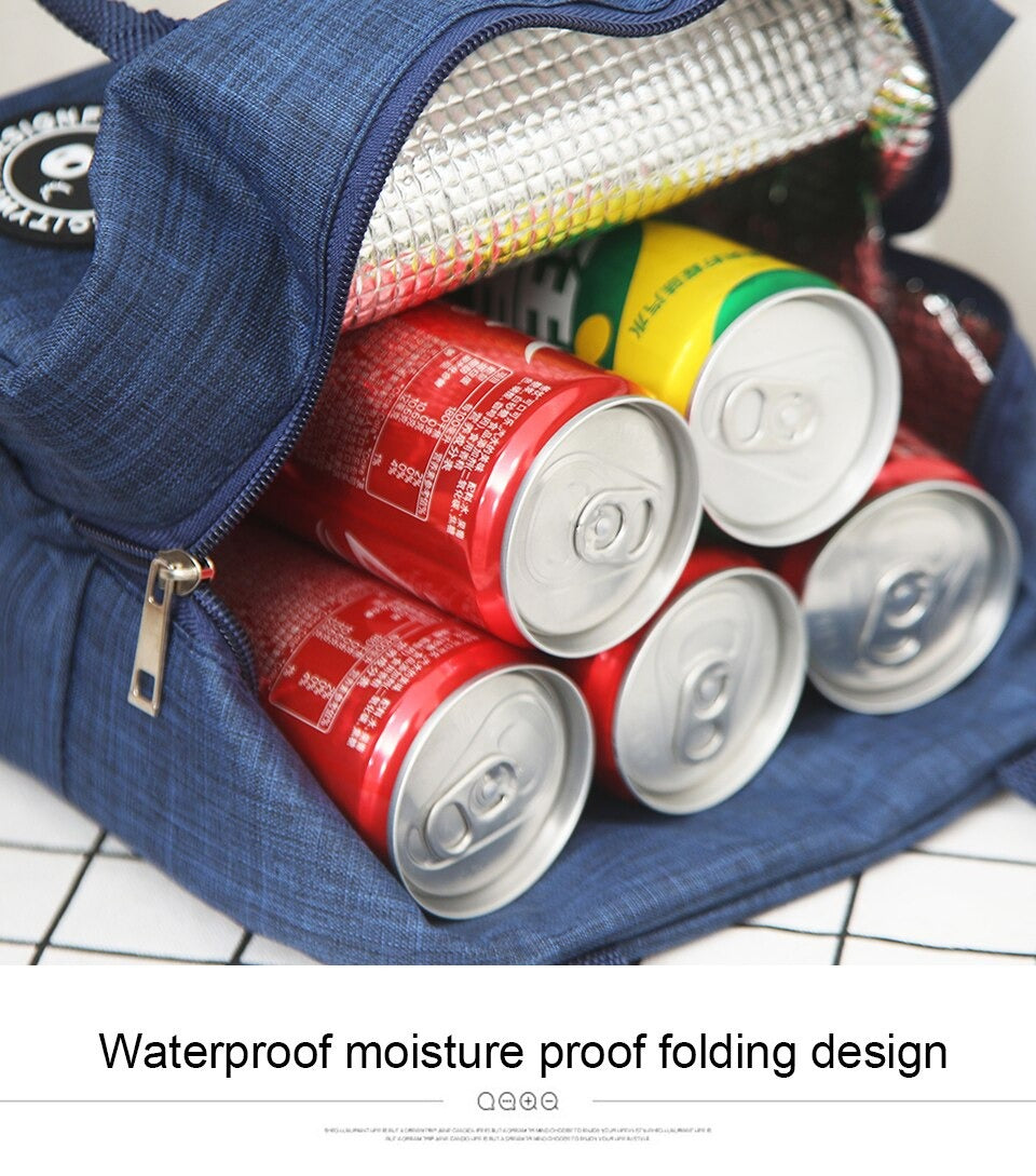 Portable Thermal Insulated Lunch Bag Stylish