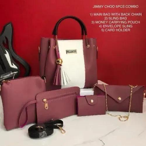 5-Piece Jimmy Choo Bag Set – Luxury