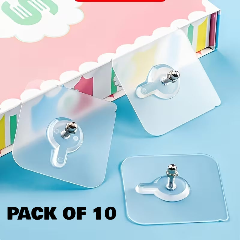 Transparent Self Adhesive Wall Hooks