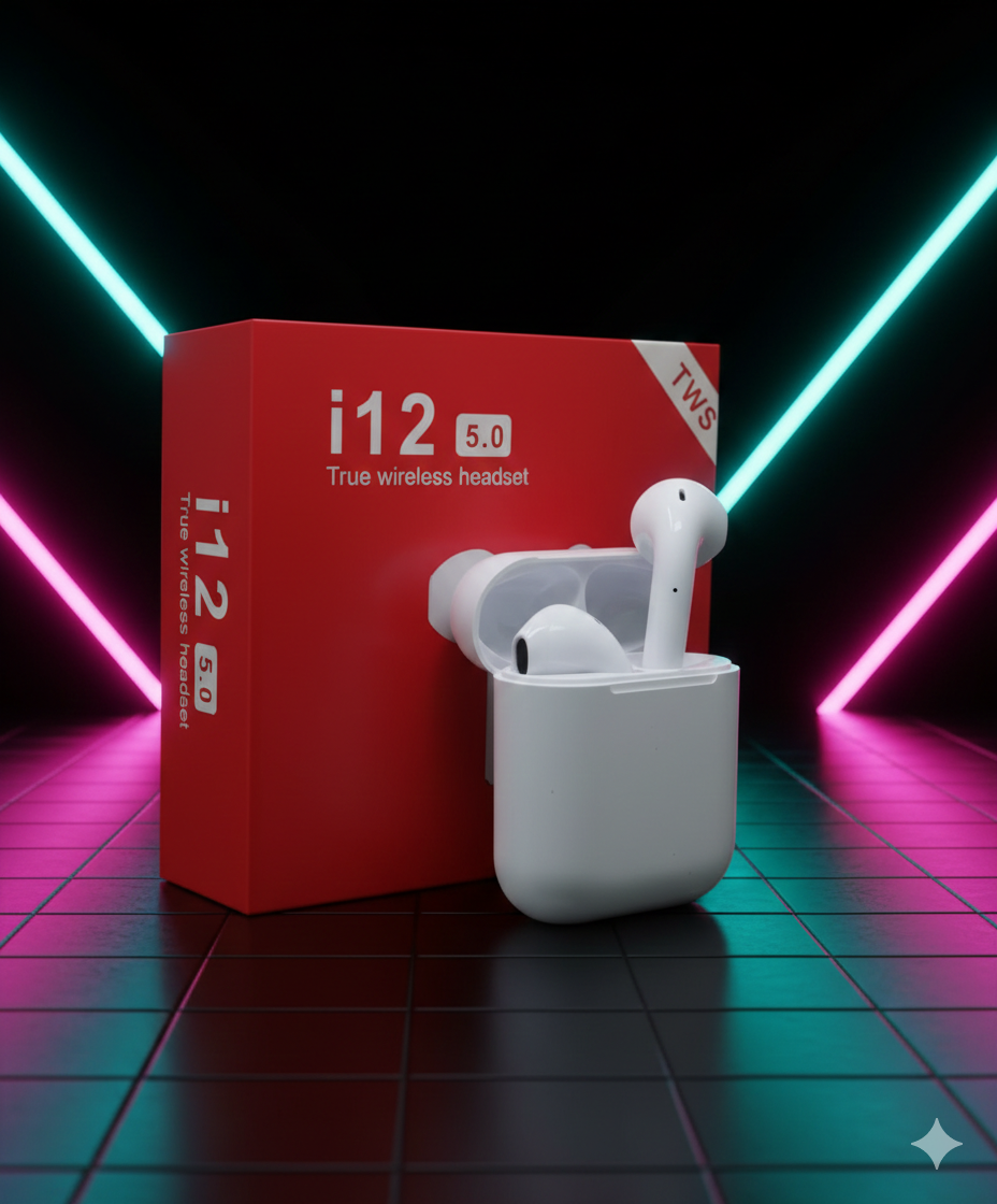 I12 TWS Wireless Earbuds Bluetooth 5.0
