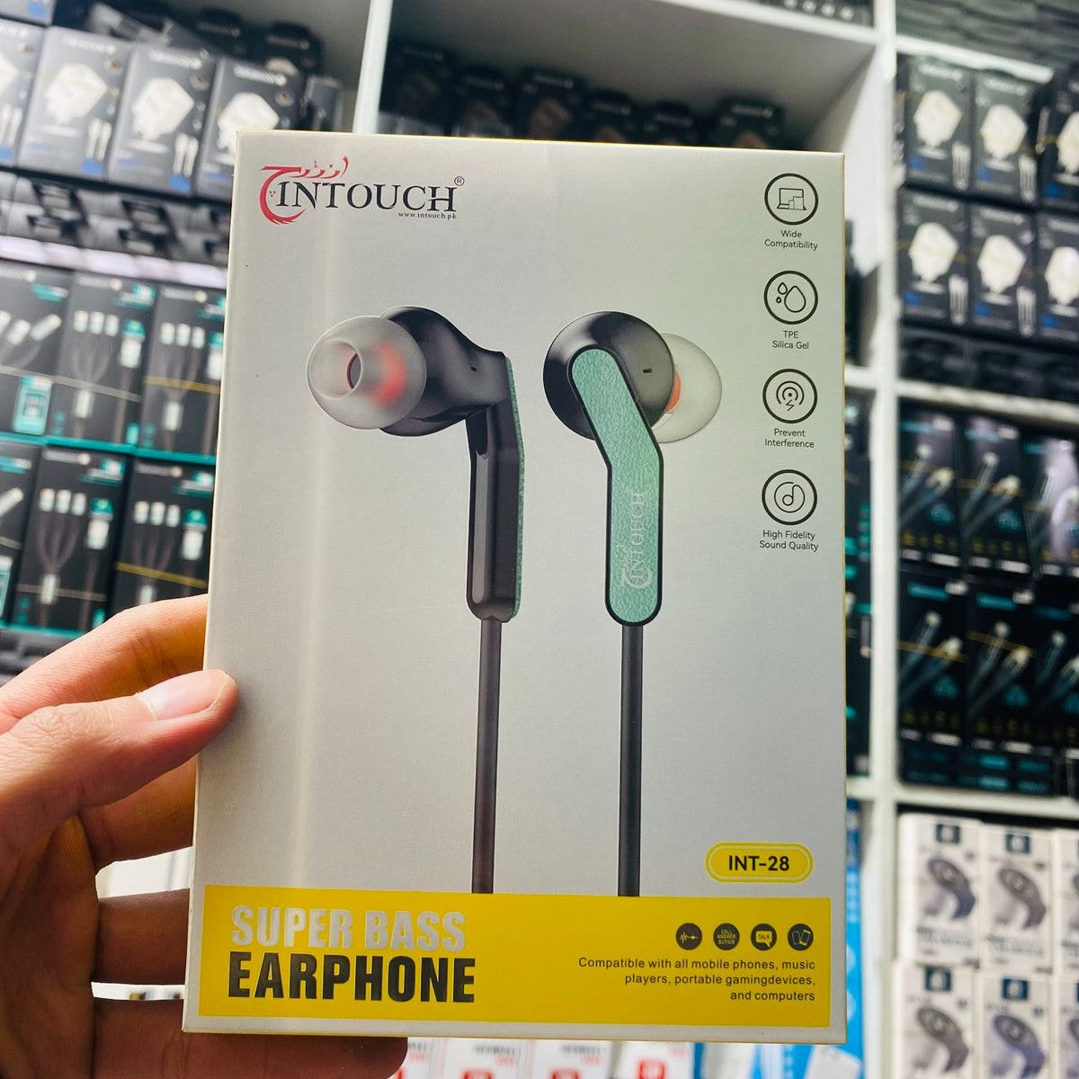 Intouch INT-28 Super Bass Wired Earphones