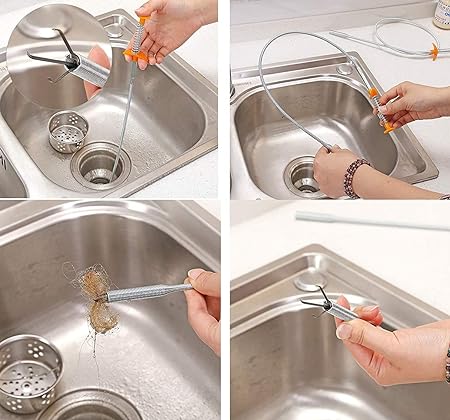 Stainless Steel Drain Cleaning Stick