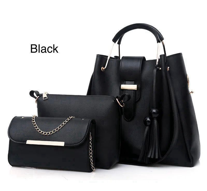 Elegant 3-Piece Women’s Handbag Set
