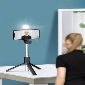 Selfie Stick with LED Light & Bluetooth