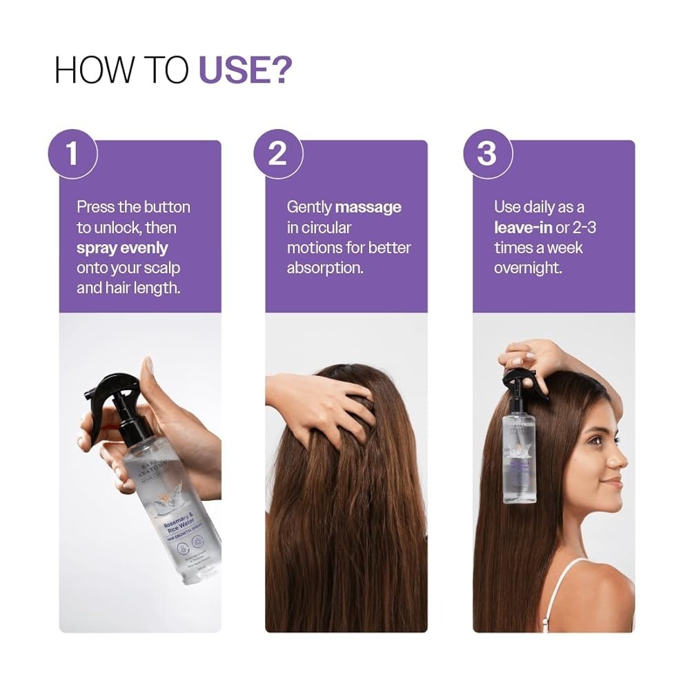 Hair Growth Spray by Bare Anatomy Rice Water