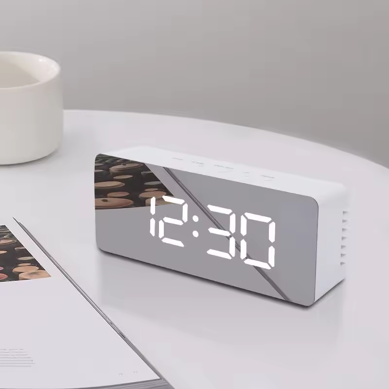 Digital LED Mirror Alarm Clock