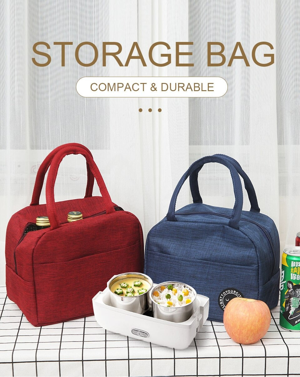 Portable Thermal Insulated Lunch Bag Stylish
