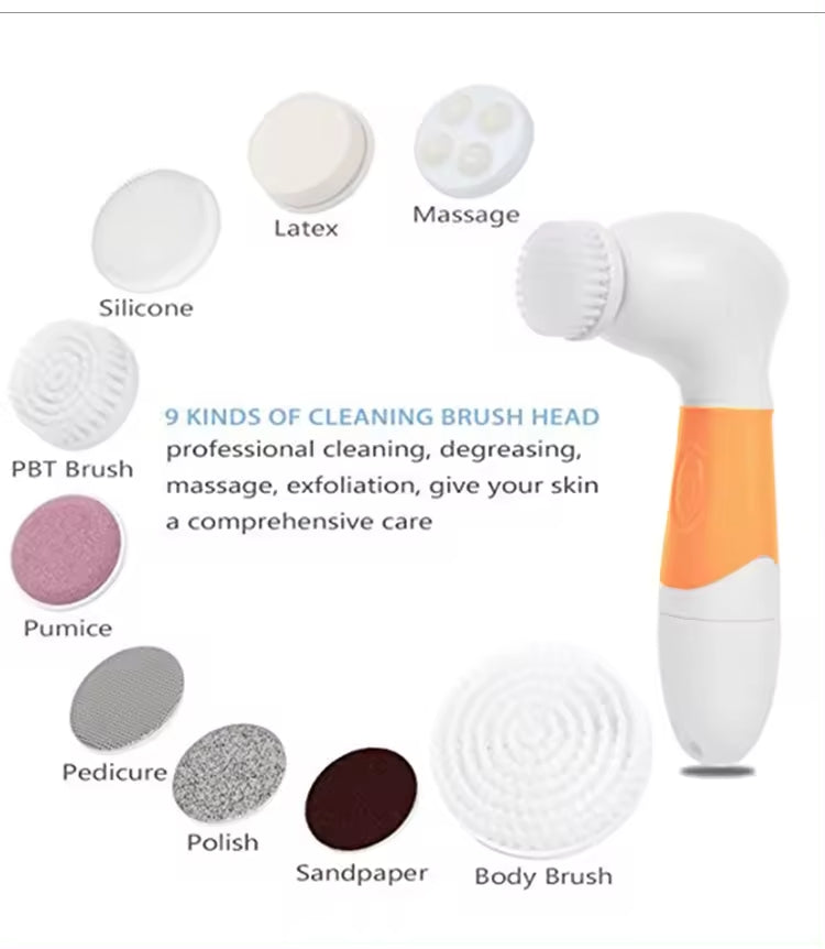 CNAIER 7-in-1 Facial Massager & Cleansing Set