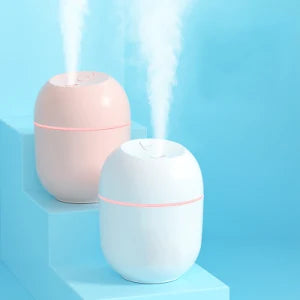 250ml USB Mini Air Humidifier – Portable Cool Mist Aroma Diffuser for Bedroom, Office, Car & Travel | Quiet Desk Humidifier