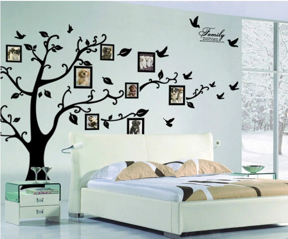 Large 3D DIY Photo Tree Wall Sticker 200×250cm