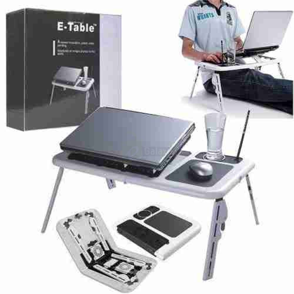 Portable Laptop Table with Cooling Fan