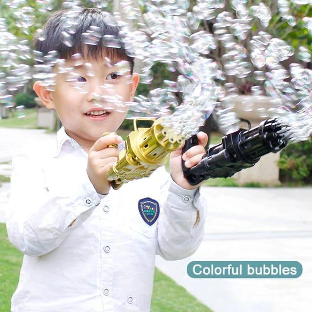 Kids Gatling Bubble Gun
