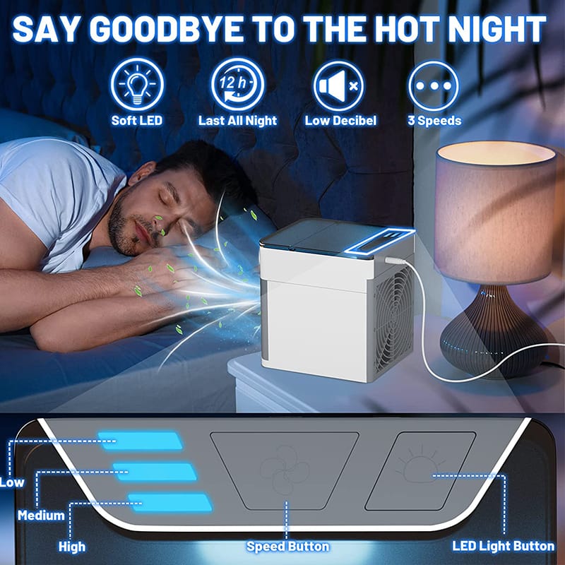 Mini Portable Air Cooler & Cooling Fan