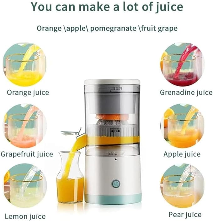 Portable Electric Citrus Juicer – Hands-Free