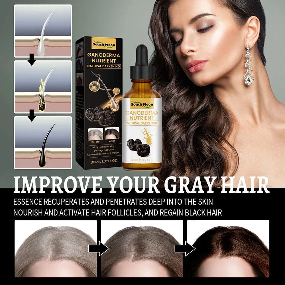 Anti-Grey Hair Serum – Hair Darkening
