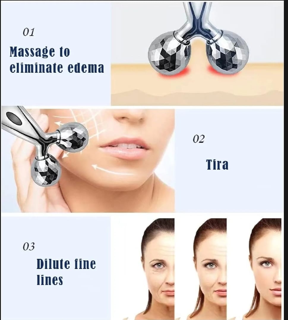 3D Face Massager Roller – Y Shape Facial