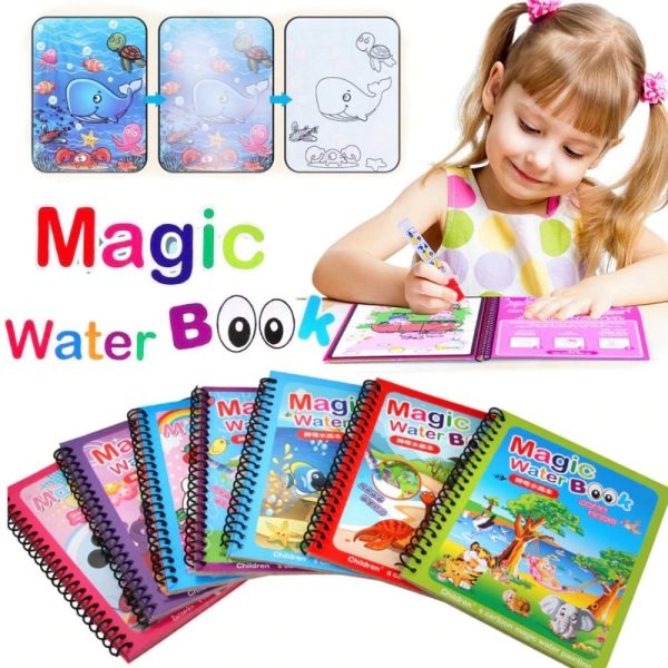 Magic Water Coloring Book for Kids