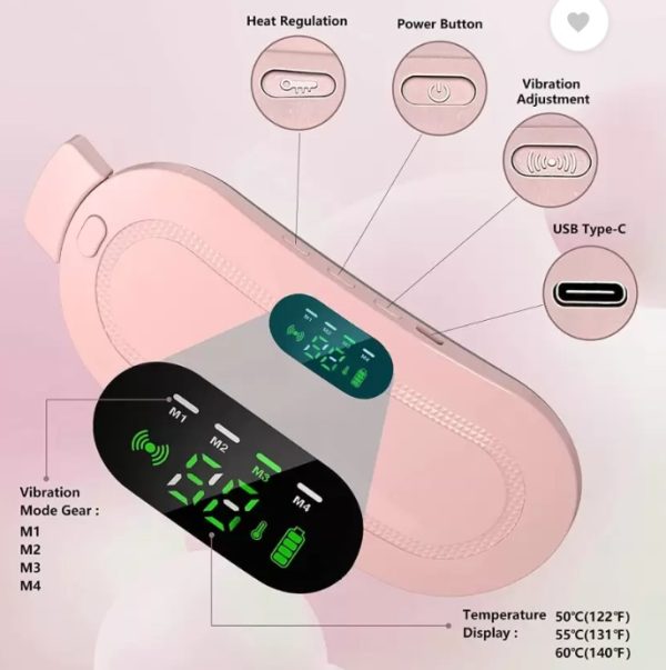 Electric Heating Pad Belt for Period Pain Relief